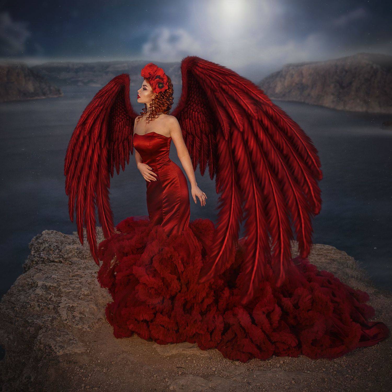 фотограф юлия дюдина, фотосессия огненный ангел, Julia Dyudina