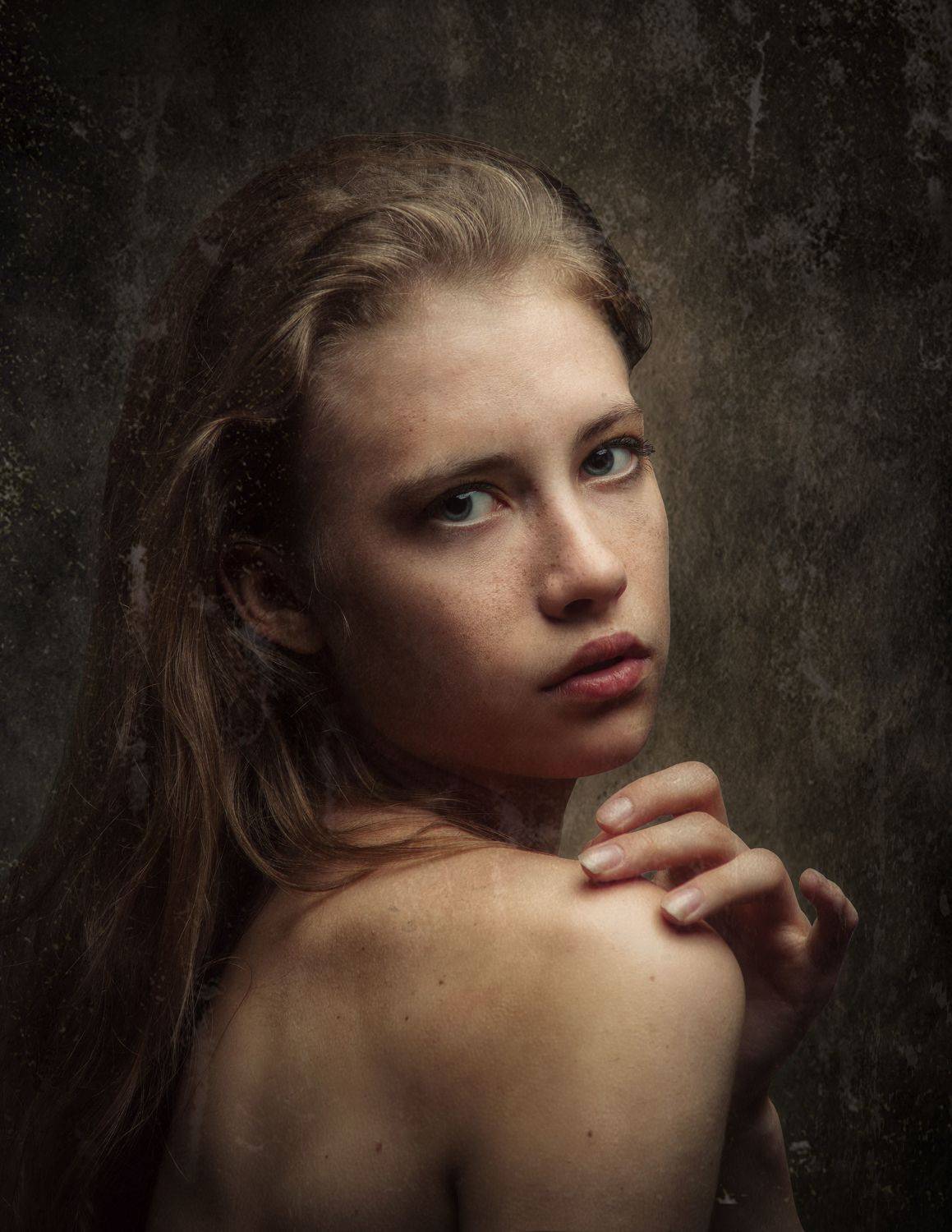 студийный портрет, красивая девушка, женский портрет, концептуальное, Зураб Бабаев