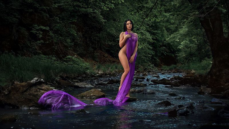 Горный ручей фото превью