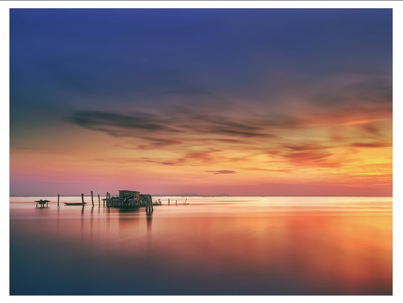 landscape phase one italy long exposure fine art sunset amazing color Art of minimalism фото превью