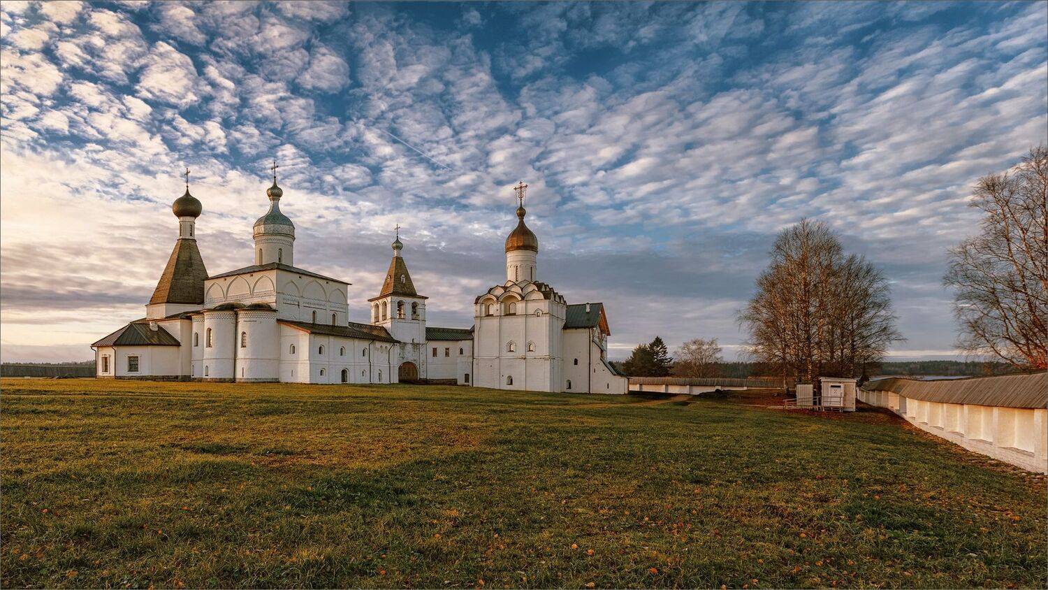пейзаж, архитектура, монастырь, осень, утро, свет, цвет, александр никитинский, Никитинский Александр
