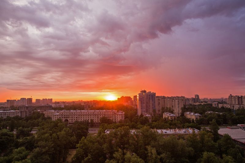 Рассвет перед дождем фото превью