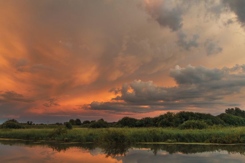 Закат фото превью
