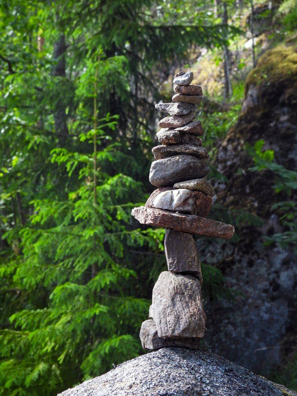 Карелия, камни, пирамида, Лесина Елена