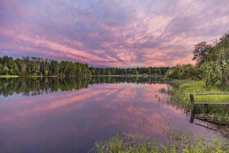 Лавандовый закат фото превью
