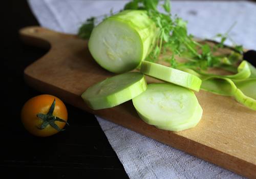still life with zucchini