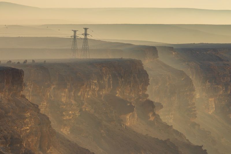 morning in desert фото превью
