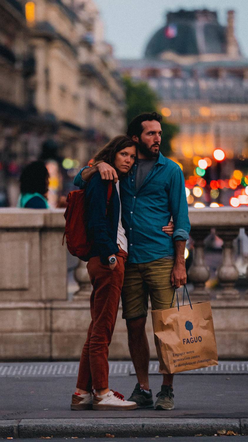 portrait, couple, paris, Балезин Евгений