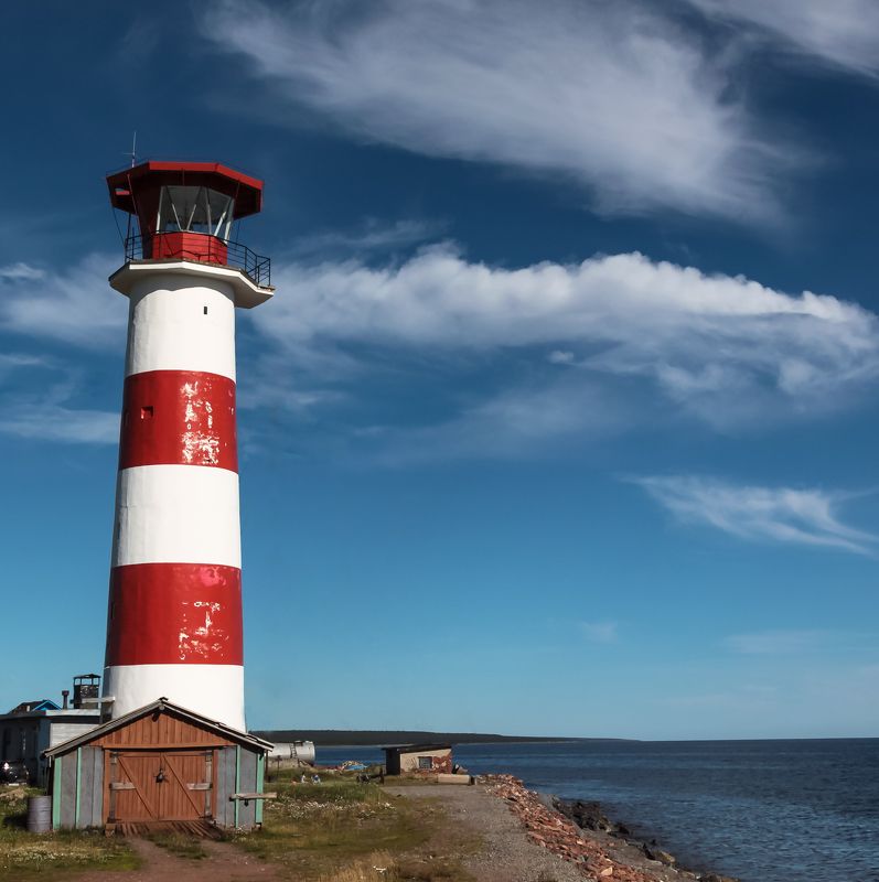 Север, море, маяк Маяк в Кашкаранцах фото превью