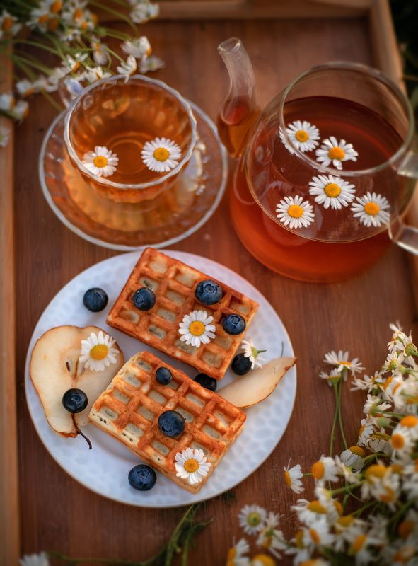 Ромашковый чай фото превью