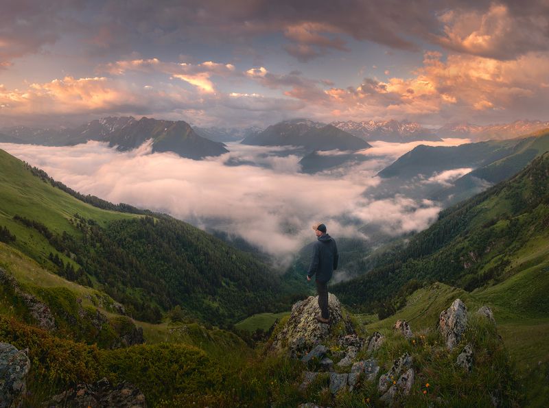 кавказ, архыз, софийские озера, дуккинские озера, озеро орленок, карачаево-черкессия Архыз фото превью