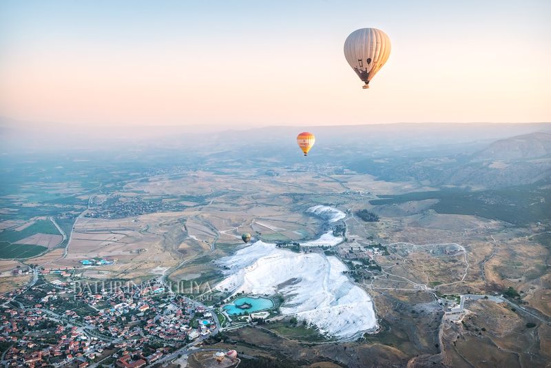 Шары над Памуккале фото превью