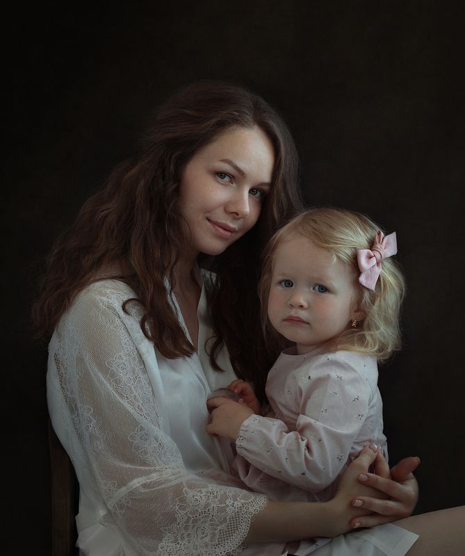 портрет, мать и дитя, мама и дочь, ребнок, дтское фото, детский портрет, файнарт, файн арт  фото превью