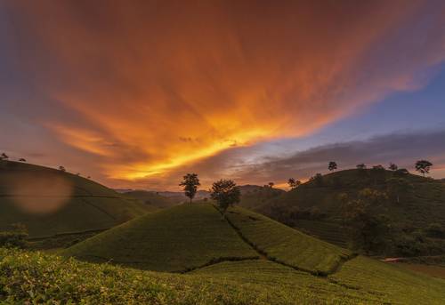 Sunset in the midlands