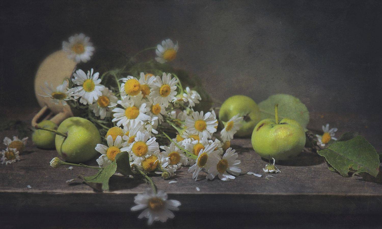 ромашки,яблоки,лето, Володин Владимир Владимирович