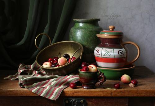 С черешней и нектаринами