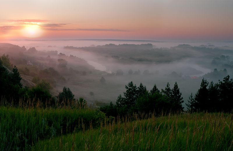 #малинино #липецкаяобласть Малинино в малиновой дымке фото превью