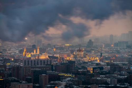 Москва зимой