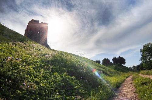 Руины замка Миндовга в Новогрудке