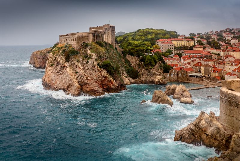 хорватия, дубровник, форт ловриенац, нд, балканы, балканы нд, адриатика Осенний Дубровник фото превью