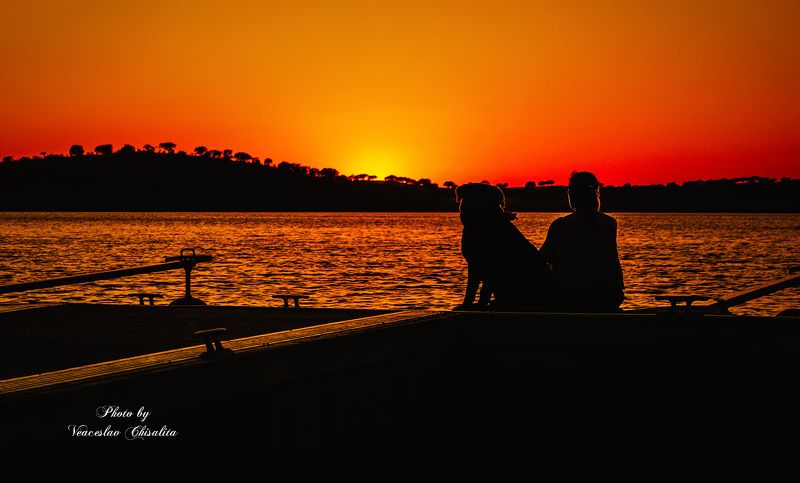 sunset,пейзаж Друзья фото превью