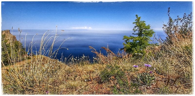 Байкал, пейзаж  Бескрайний Байкал.  фото превью