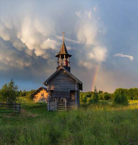 Вечер в деревне