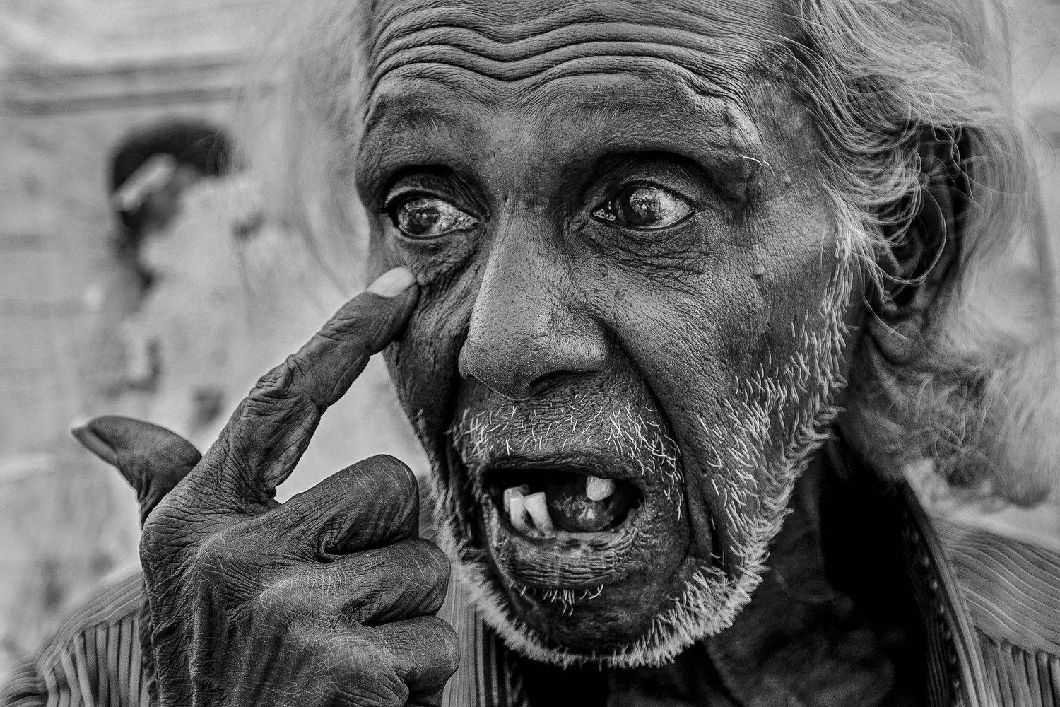 portrait, male portrait, emotional portrait, black and white photography, bw photo, monochrome, male,, Pramuditha De Silva Laddu Sasindu