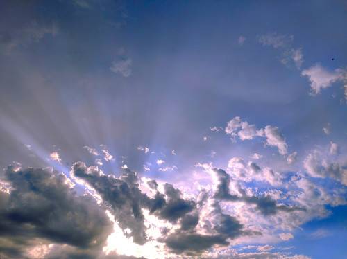 Sun and clouds
