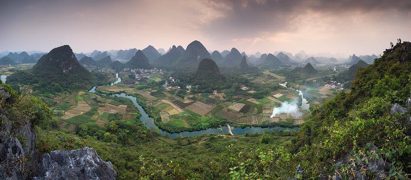 китай, горы, яншо, гуанси, симпинг, Карстовые Горы Гуанси фото превью