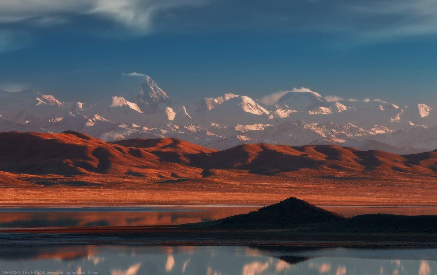 Казахстан, Озеро Туз-коль, Пик Победы, Пик Хан-Тенгри, Сергей Теректы