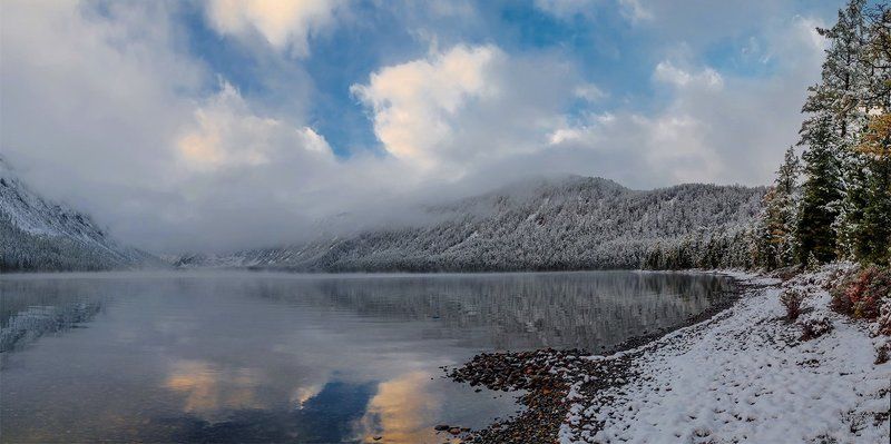 Алтай, Горный алтай, Горы, Мультинские озера, Осень, Пейзаж, Природа, Путешествие, Сибирь, Снег, Туризм В сентябре фото превью