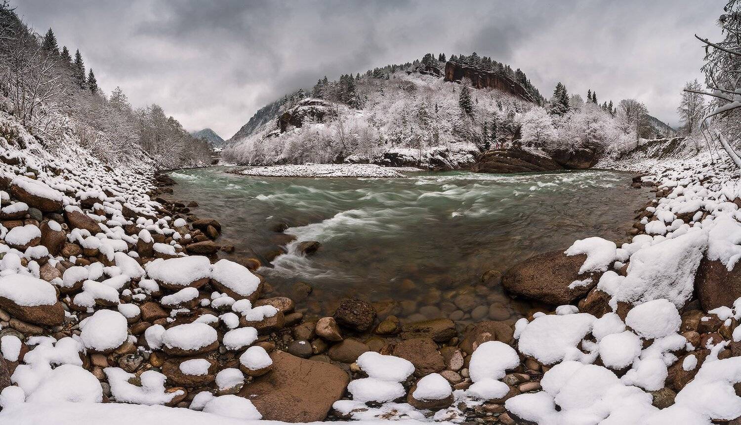 большая лаба рожкао ноябрь снег, Николай Мысливцев