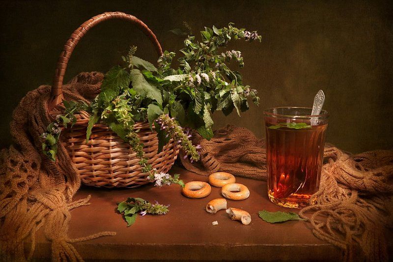 Чай с мелиссой фото превью