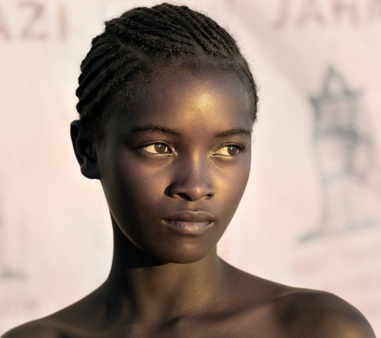 Девушка, Закат, Клеопатра, Красивая, Черная, Виктория Роготнева