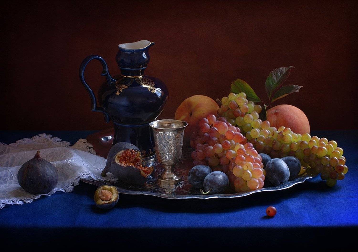 виноград, натюрморт, фрукты, Elena