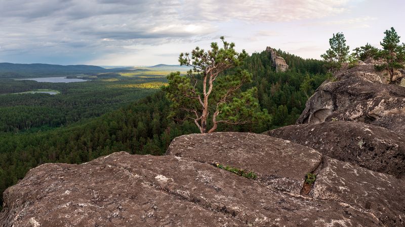 урал, южный урал Аракульский Шихан на закате фото превью