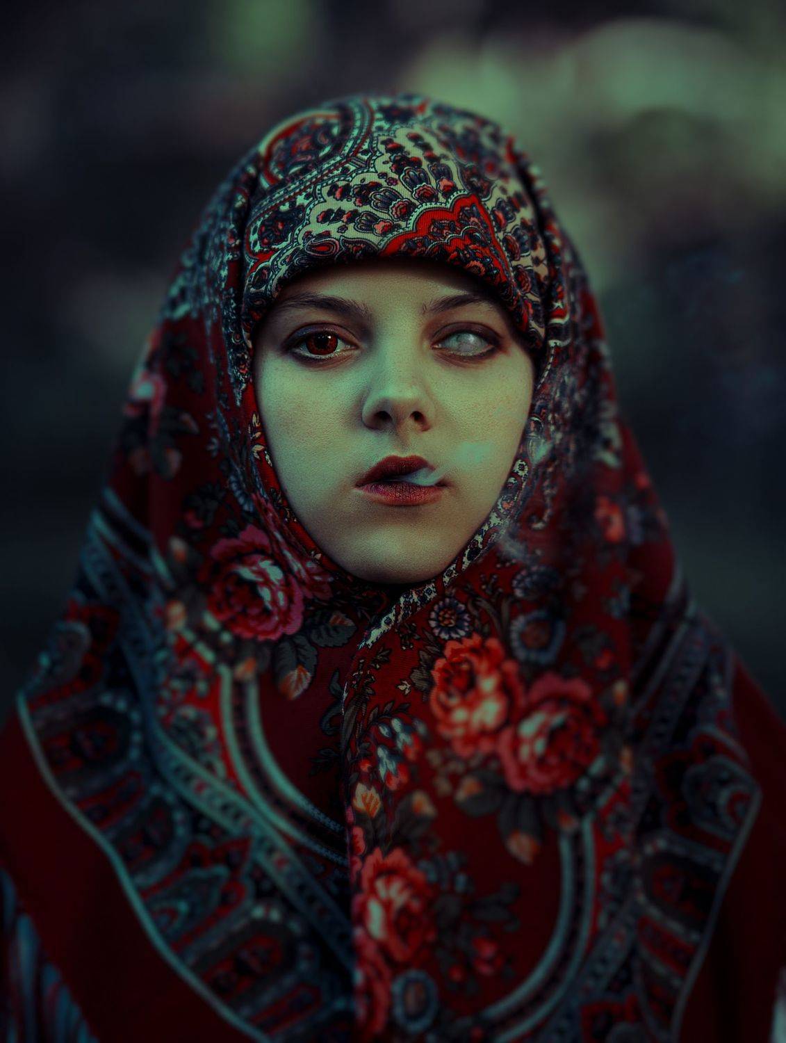 фольклор, портрет, женский портрет, девушка, яга, сказка, миф, Филатова Алина