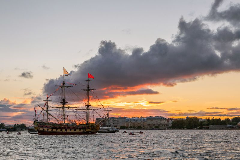 Закат фото превью