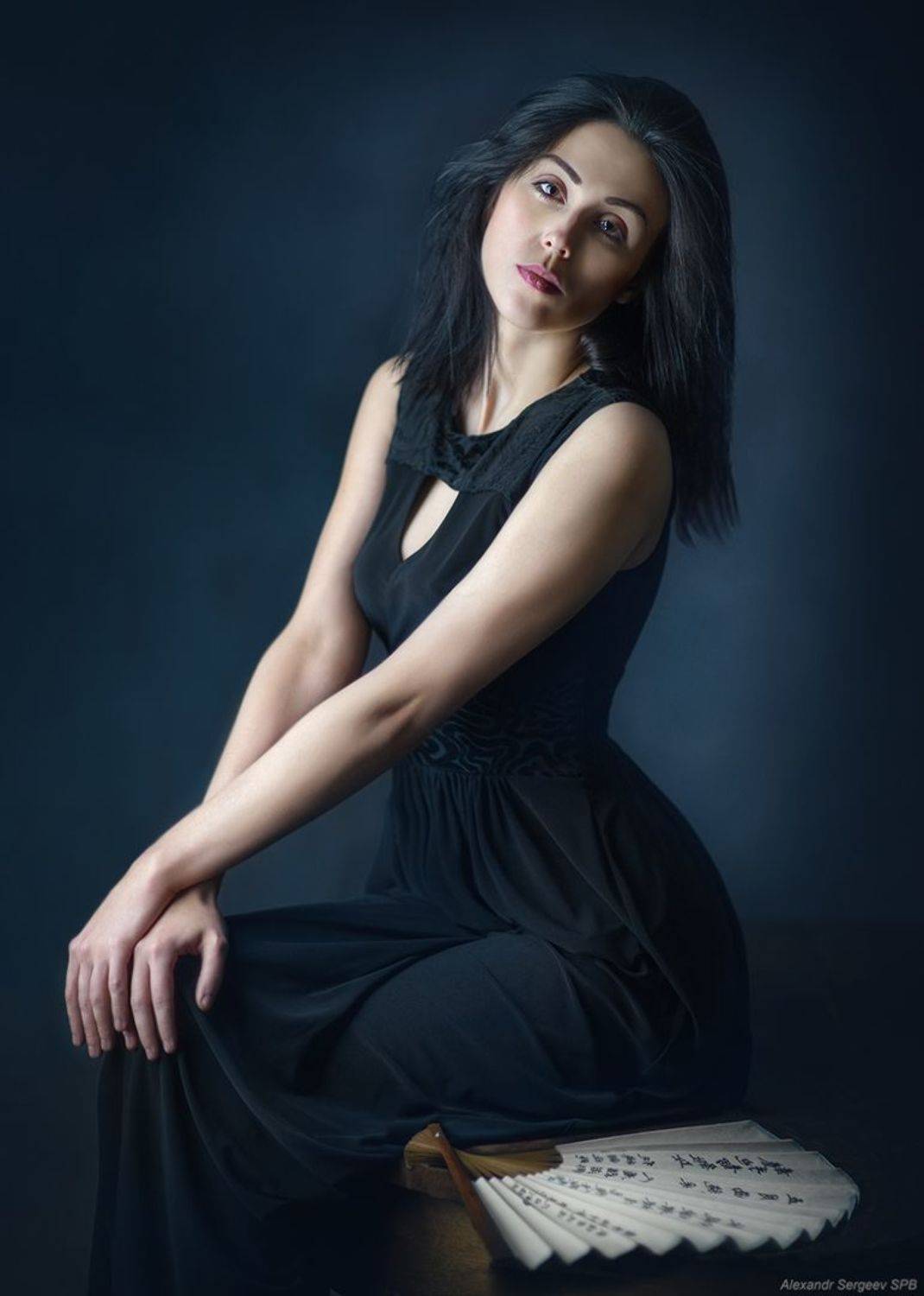 девушка, веер,классика,красота,женственность,настроение, Александр Сергеев