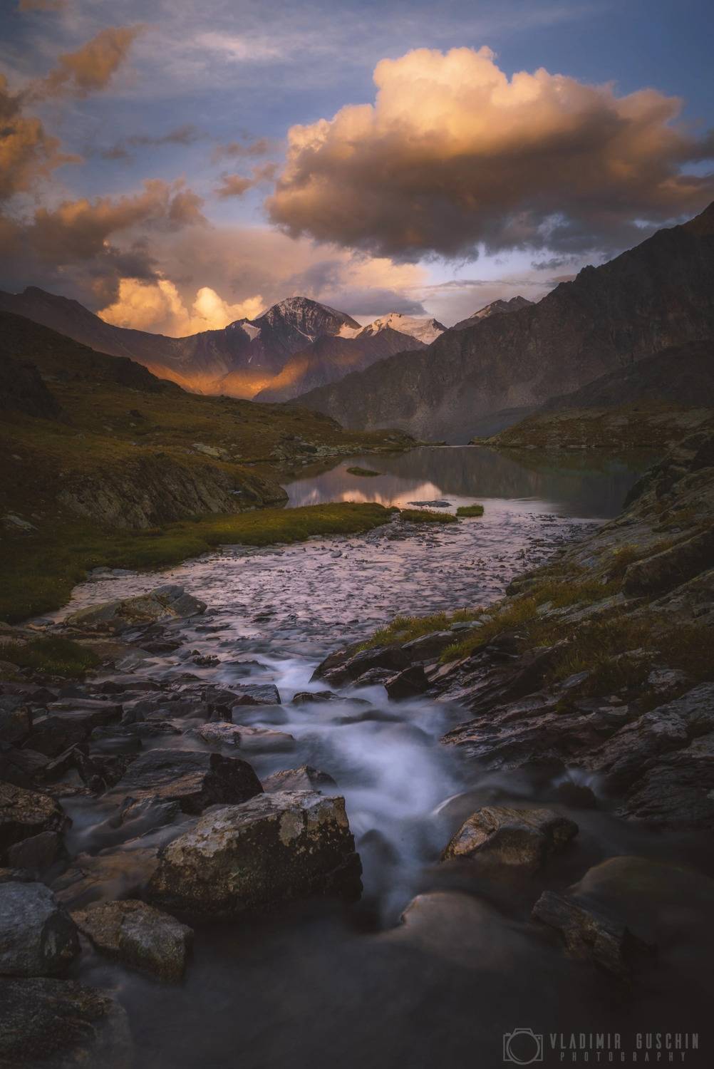 алтай, горный алтай , аккем, пейзаж, горы, долина семи озер, Владимир Гущин