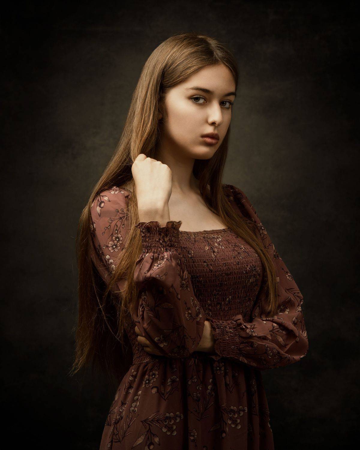 студийный портрет, красивая девушка, женский портрет, концептуальное, Бабаев Зураб