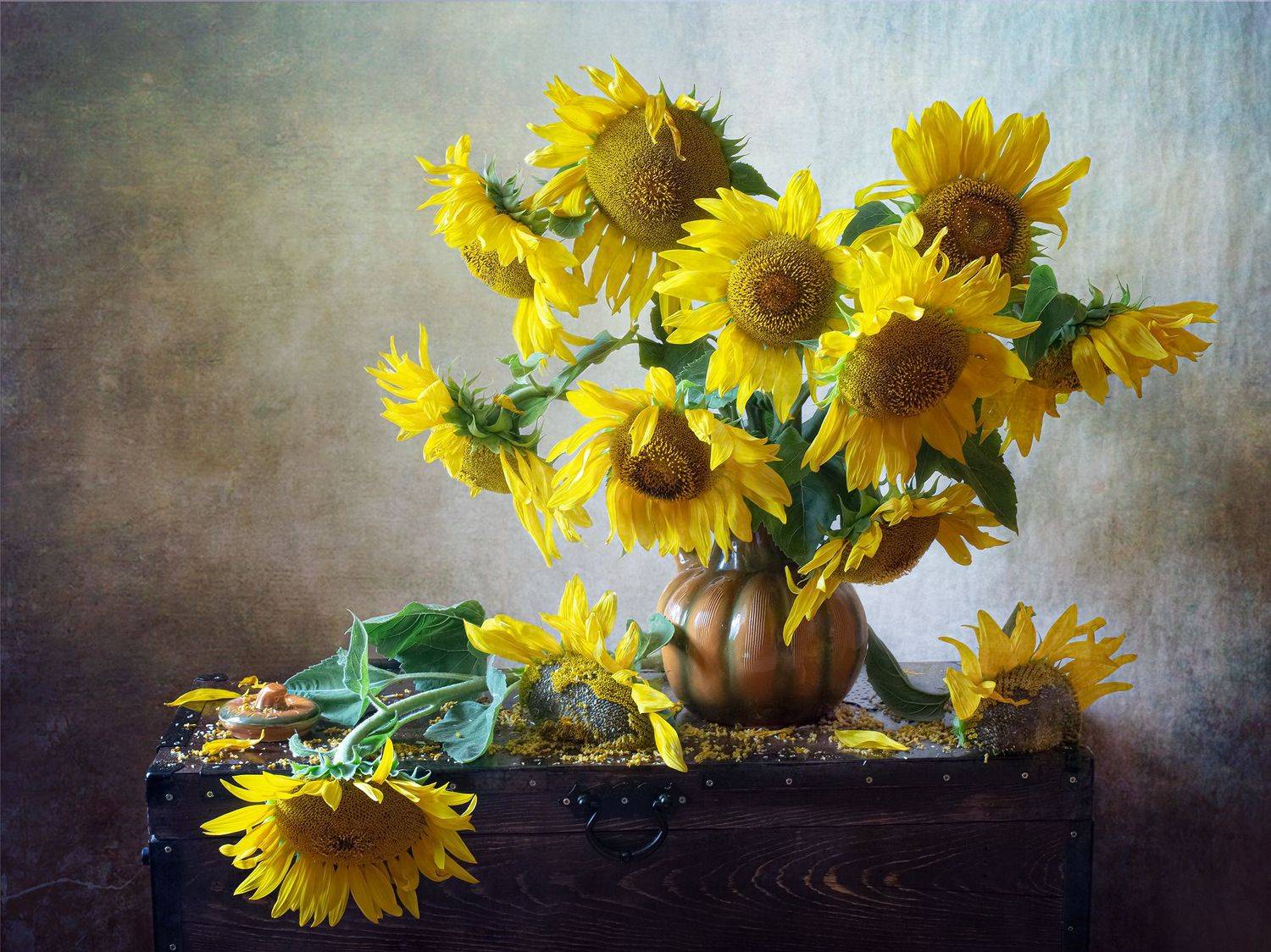 миламиронова, фотонатюрморт, лето, цветы, букет, натюрмортсцветами, подсолнухи, август, Миронова Мила