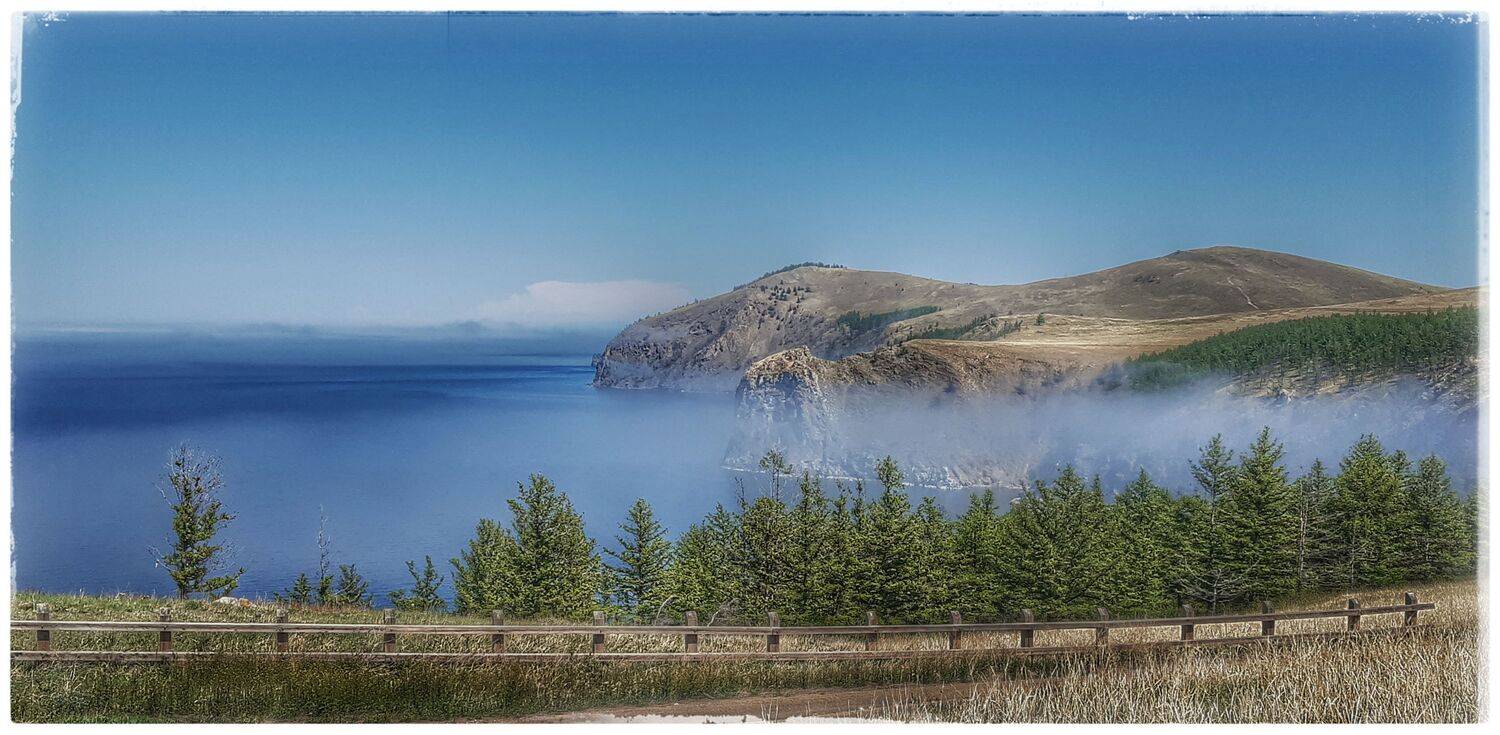 Байкал, туман,пейзаж. , Наталья