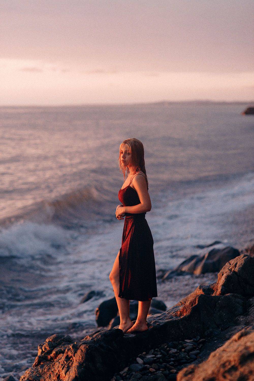 portrait, woman, sensual, model, beauty, sexy, sea, Павел Возмищев