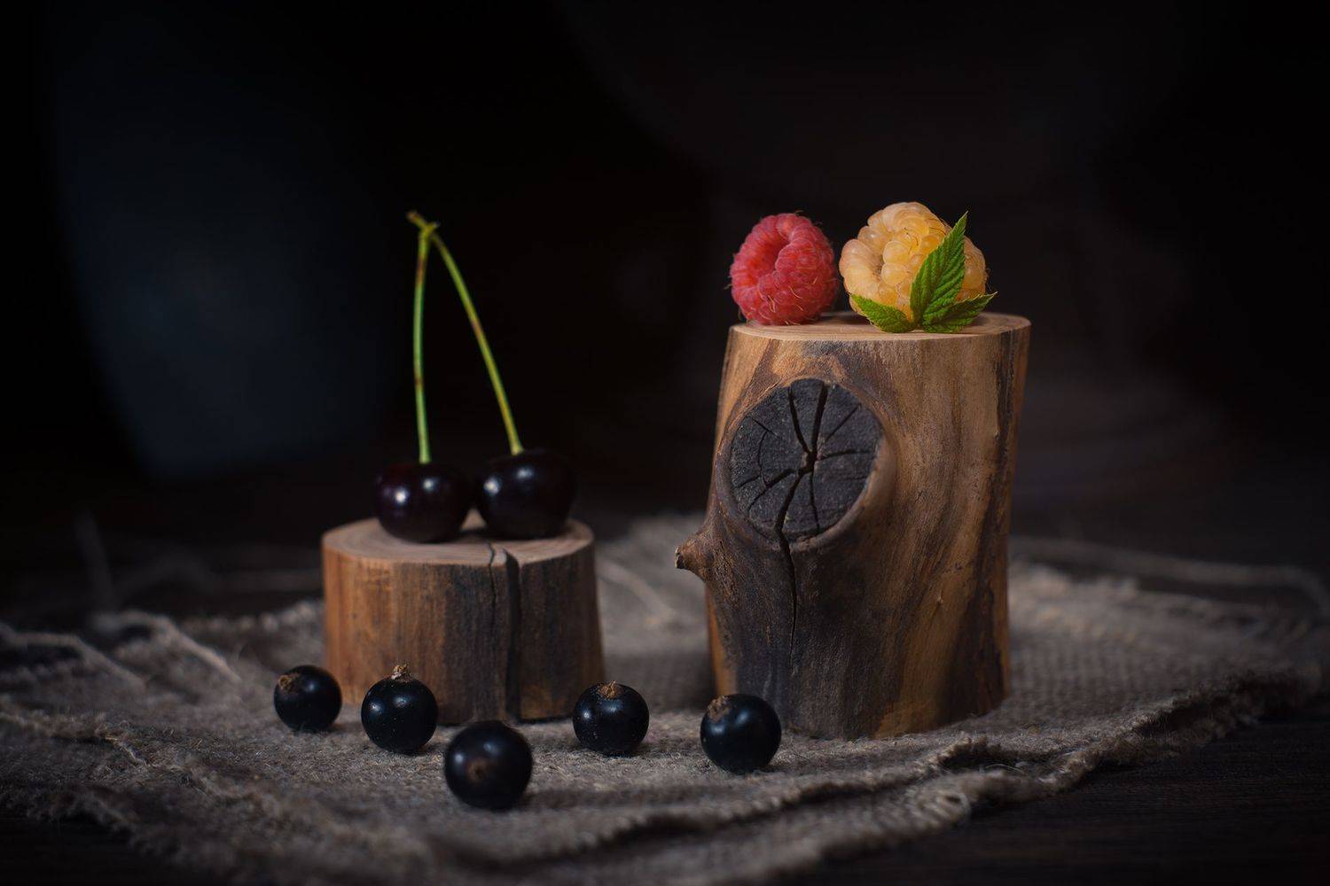 лето, смородина, вишня, малина, Александр