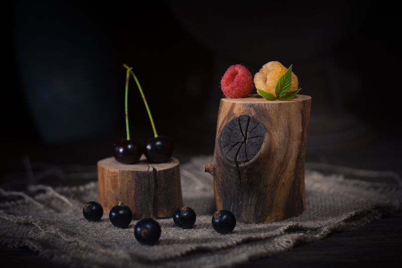 лето, смородина, вишня, малина *** фото превью