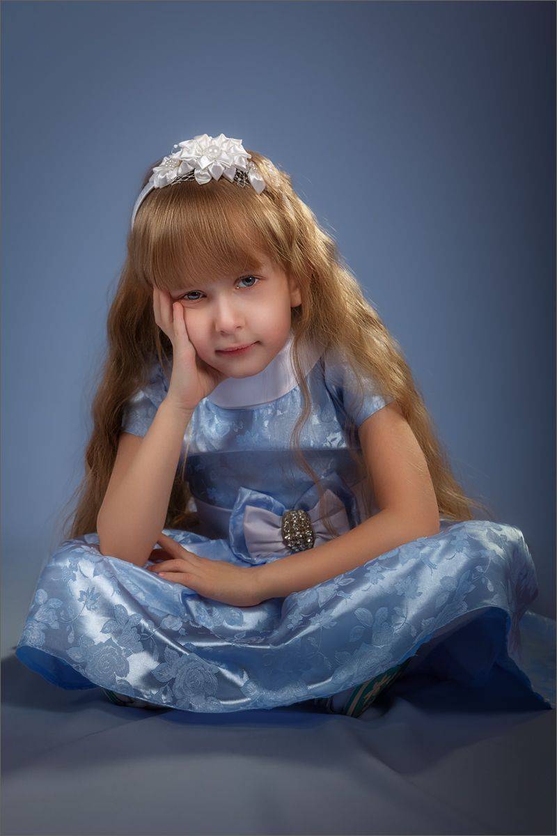 портрет, студия, ребёнок, девочка, александр никитинский., Никитинский Александр