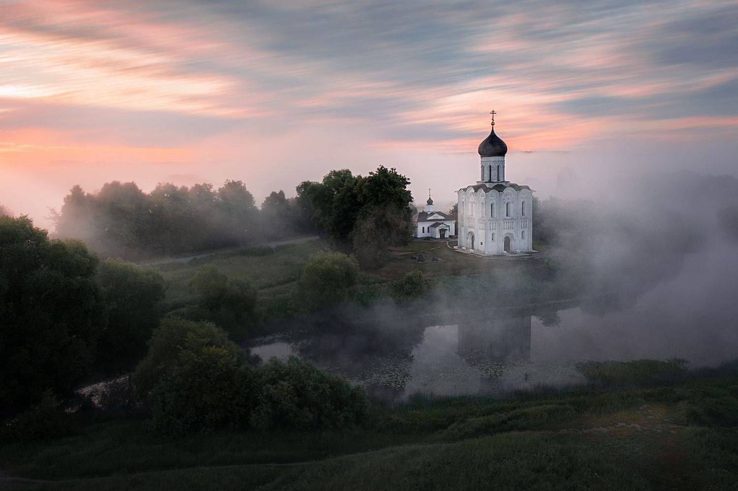 покрова,mavic,утро,туман, Григорий Бельцев