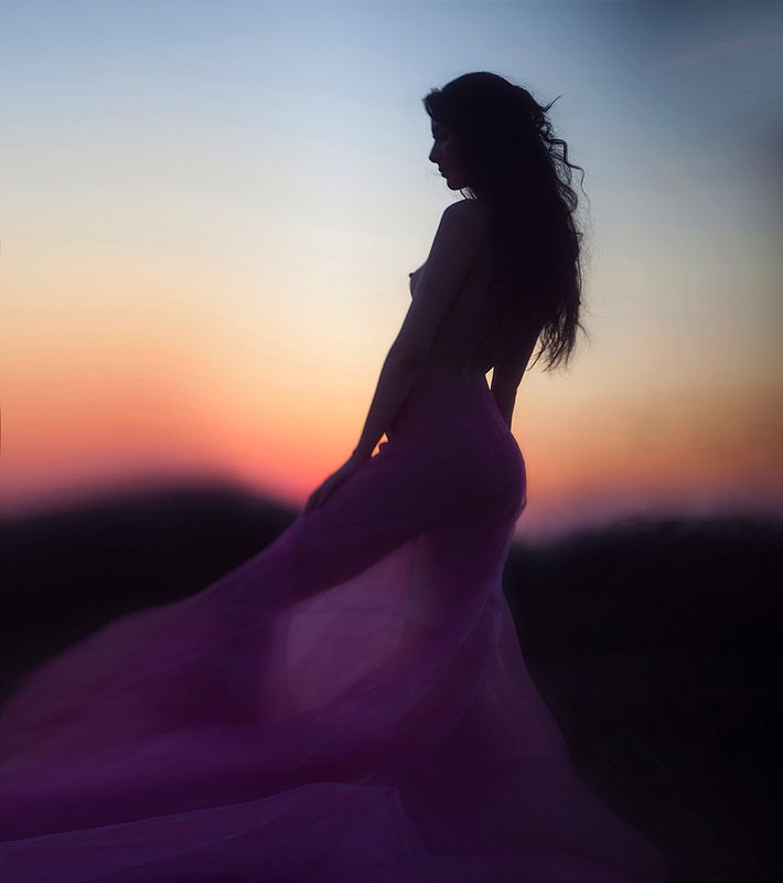 Розовый закат!!! фото превью